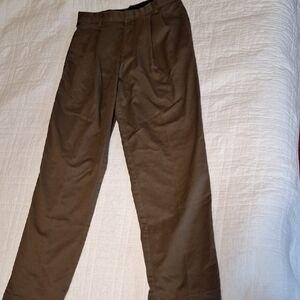 Dockers Men's Brown Pleated Dress Pants 30X32
